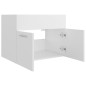 vidaXL Waschbeckenunterschrank Weiß 60x38,5x46 cm Holzwerkstoff vidaXL Waschbeckenunterschrank Weiß 60x38,5x46 cm Holzwerkstoff