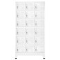 vidaXL Schließfachschrank mit 18 Fächern Metall 90x40x180 cm vidaXL Schließfachschrank mit 18 Fächern Metall 90x40x180 cm