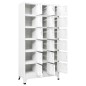 vidaXL Schließfachschrank mit 18 Fächern Metall 90x40x180 cm vidaXL Schließfachschrank mit 18 Fächern Metall 90x40x180 cm