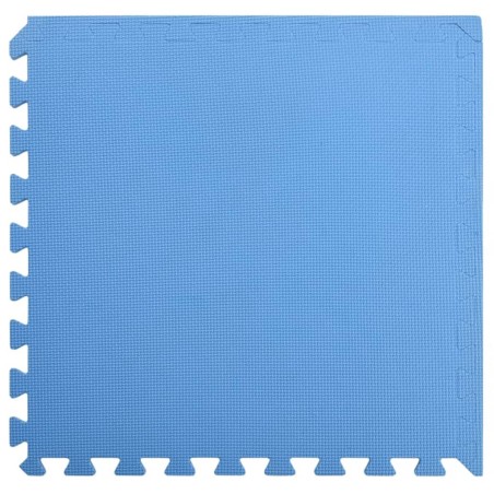 vidaXL Bodenmatten 12 Stk. 4,32 m² EVA-Schaumstoff Blau