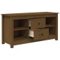 vidaXL TV-Schrank Honigbraun 103x36,5x52 cm Massivholz Kiefer vidaXL TV-Schrank Honigbraun 103x36,5x52 cm Massivholz Kiefer