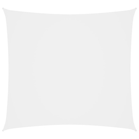vidaXL Sonnensegel Oxford-Gewebe Quadratisch 5x5 m Weiß