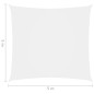 vidaXL Sonnensegel Oxford-Gewebe Quadratisch 5x5 m Weiß vidaXL Sonnensegel Oxford-Gewebe Quadratisch 5x5 m Weiß