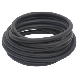 vidaXL Hybrid-Luftschlauch Schwarz 0,6" 5 m Gummi und PVC