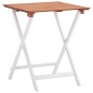 vidaXL 3-tlg. Bistro-Set Massivholz Akazie Dunkelbraun und Weiß vidaXL 3-tlg. Bistro-Set Massivholz Akazie Dunkelbraun und Weiß