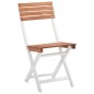 vidaXL 3-tlg. Bistro-Set Massivholz Akazie Dunkelbraun und Weiß vidaXL 3-tlg. Bistro-Set Massivholz Akazie Dunkelbraun und Weiß