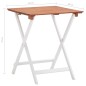 vidaXL 3-tlg. Bistro-Set Massivholz Akazie Dunkelbraun und Weiß vidaXL 3-tlg. Bistro-Set Massivholz Akazie Dunkelbraun und Weiß