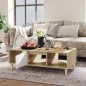 vidaXL Couchtisch Weiß und Sonoma-Eiche 103,5x60x35 cm Holzwerkstoff vidaXL Couchtisch Weiß und Sonoma-Eiche 103,5x60x35 cm Holzwerkstoff