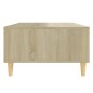 vidaXL Couchtisch Weiß und Sonoma-Eiche 103,5x60x35 cm Holzwerkstoff vidaXL Couchtisch Weiß und Sonoma-Eiche 103,5x60x35 cm Holzwerkstoff