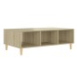 vidaXL Couchtisch Weiß und Sonoma-Eiche 103,5x60x35 cm Holzwerkstoff vidaXL Couchtisch Weiß und Sonoma-Eiche 103,5x60x35 cm Holzwerkstoff