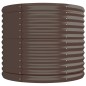 vidaXL Hochbeet Pulverbeschichteter Stahl 296x80x68 cm Braun vidaXL Hochbeet Pulverbeschichteter Stahl 296x80x68 cm Braun