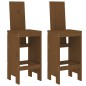 vidaXL Barhocker 2 Stk. Honigbraun 40x42x120 cm Massivholz Kiefer vidaXL Barhocker 2 Stk. Honigbraun 40x42x120 cm Massivholz Kiefer