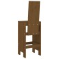 vidaXL Barhocker 2 Stk. Honigbraun 40x42x120 cm Massivholz Kiefer vidaXL Barhocker 2 Stk. Honigbraun 40x42x120 cm Massivholz Kiefer