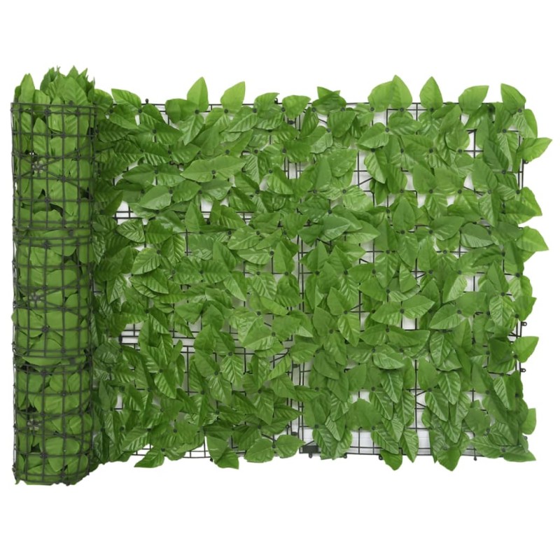 vidaXL Balkon-Sichtschutz mit Grünen Blättern 500x75 cm vidaXL Balkon-Sichtschutz mit Grünen Blättern 500x75 cm