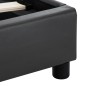 LED-Bettgestell Grau Kunstleder 120×200 cm LED-Bettgestell Grau Kunstleder 120×200 cm