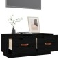vidaXL TV-Schrank Schwarz 80x34x35 cm Massivholz Kiefer vidaXL TV-Schrank Schwarz 80x34x35 cm Massivholz Kiefer