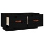 vidaXL TV-Schrank Schwarz 80x34x35 cm Massivholz Kiefer vidaXL TV-Schrank Schwarz 80x34x35 cm Massivholz Kiefer