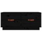 vidaXL TV-Schrank Schwarz 80x34x35 cm Massivholz Kiefer vidaXL TV-Schrank Schwarz 80x34x35 cm Massivholz Kiefer