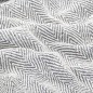 vidaXL Überwurf Baumwolle Fischgrätenmuster 220x250 cm Grau vidaXL Überwurf Baumwolle Fischgrätenmuster 220x250 cm Grau