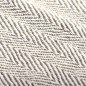 vidaXL Überwurf Baumwolle Fischgrätenmuster 220x250 cm Grau vidaXL Überwurf Baumwolle Fischgrätenmuster 220x250 cm Grau