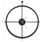 vidaXL Wanduhr Schwarz 52 cm Eisen vidaXL Wanduhr Schwarz 52 cm Eisen