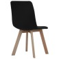 Esszimmerstühle 4 Stk. Schwarz Samt Esszimmerstühle 4 Stk. Schwarz Samt