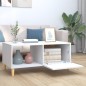 vidaXL Couchtisch Weiß 89,5x50x40 cm Holzwerkstoff vidaXL Couchtisch Weiß 89,5x50x40 cm Holzwerkstoff