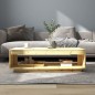 vidaXL Couchtisch 110x50x33,5 cm Massivholz Tanne vidaXL Couchtisch 110x50x33,5 cm Massivholz Tanne