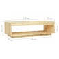 vidaXL Couchtisch 110x50x33,5 cm Massivholz Tanne vidaXL Couchtisch 110x50x33,5 cm Massivholz Tanne