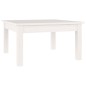 vidaXL Couchtisch Weiß 55x55x30 cm Massivholz Kiefer vidaXL Couchtisch Weiß 55x55x30 cm Massivholz Kiefer