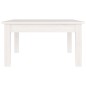 vidaXL Couchtisch Weiß 55x55x30 cm Massivholz Kiefer vidaXL Couchtisch Weiß 55x55x30 cm Massivholz Kiefer