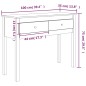 vidaXL Konsolentisch Honigbraun 100x35x75 cm Massivholz Kiefer vidaXL Konsolentisch Honigbraun 100x35x75 cm Massivholz Kiefer