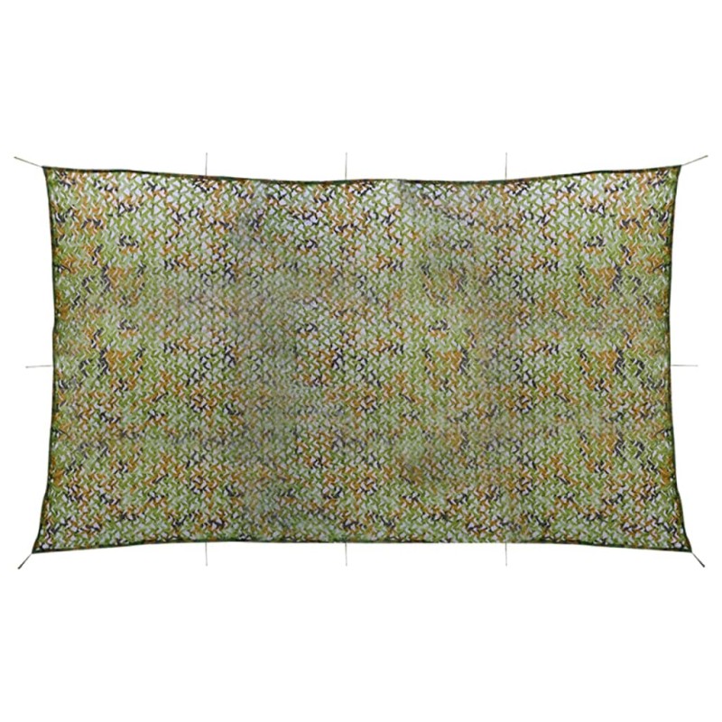 vidaXL Tarnnetz mit Aufbewahrungstasche 2x5 m Grün vidaXL Tarnnetz mit Aufbewahrungstasche 2x5 m Grün