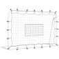 vidaXL Fußballtor mit Netz Weiß & Schwarz 184x61x123 cm Stahl & PE vidaXL Fußballtor mit Netz Weiß & Schwarz 184x61x123 cm Stahl & PE