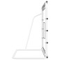 vidaXL Fußballtor mit Netz Weiß & Schwarz 184x61x123 cm Stahl & PE vidaXL Fußballtor mit Netz Weiß & Schwarz 184x61x123 cm Stahl & PE