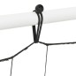 vidaXL Fußballtor mit Netz Weiß & Schwarz 184x61x123 cm Stahl & PE vidaXL Fußballtor mit Netz Weiß & Schwarz 184x61x123 cm Stahl & PE