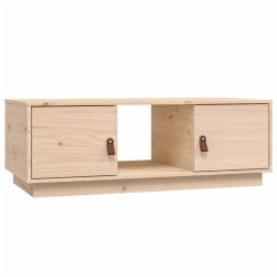  vidaXL Couchtisch 100x50x35 cm Massivholz Kiefer