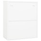 vidaXL Büroschrank Weiß 90x40x105 cm Stahl vidaXL Büroschrank Weiß 90x40x105 cm Stahl