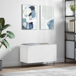 vidaXL Plattenschrank Weiß 74,5x38x48 cm Holzwerkstoff
