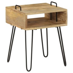 vidaXL Nachttisch Massivholz Mango 40×34×47 cm