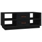 vidaXL Couchtisch Schwarz 100x50x41 cm Massivholz Kiefer vidaXL Couchtisch Schwarz 100x50x41 cm Massivholz Kiefer