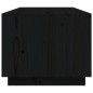 vidaXL Couchtisch Schwarz 100x50x41 cm Massivholz Kiefer vidaXL Couchtisch Schwarz 100x50x41 cm Massivholz Kiefer