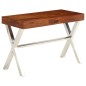 vidaXL Schreibtisch Massivholz mit Honigfarbenem Finish 110x50x76 cm vidaXL Schreibtisch Massivholz mit Honigfarbenem Finish 110x50x76 cm