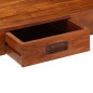 vidaXL Schreibtisch Massivholz mit Honigfarbenem Finish 110x50x76 cm vidaXL Schreibtisch Massivholz mit Honigfarbenem Finish 110x50x76 cm
