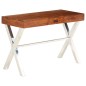 vidaXL Schreibtisch Massivholz mit Honigfarbenem Finish 110x50x76 cm vidaXL Schreibtisch Massivholz mit Honigfarbenem Finish 110x50x76 cm