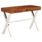 vidaXL Schreibtisch Massivholz mit Honigfarbenem Finish 110x50x76 cm vidaXL Schreibtisch Massivholz mit Honigfarbenem Finish 110x50x76 cm