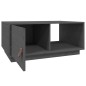 vidaXL Couchtisch Grau 80x50x35,5 cm Massivholz Kiefer vidaXL Couchtisch Grau 80x50x35,5 cm Massivholz Kiefer
