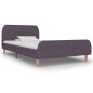 vidaXL Bettgestell Taupe Stoff 90x200 cm vidaXL Bettgestell Taupe Stoff 90x200 cm