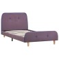 vidaXL Bettgestell Taupe Stoff 90x200 cm vidaXL Bettgestell Taupe Stoff 90x200 cm