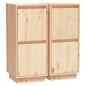 vidaXL Sideboards 2 Stk. 31,5x34x75 cm Massivholz Kiefer vidaXL Sideboards 2 Stk. 31,5x34x75 cm Massivholz Kiefer